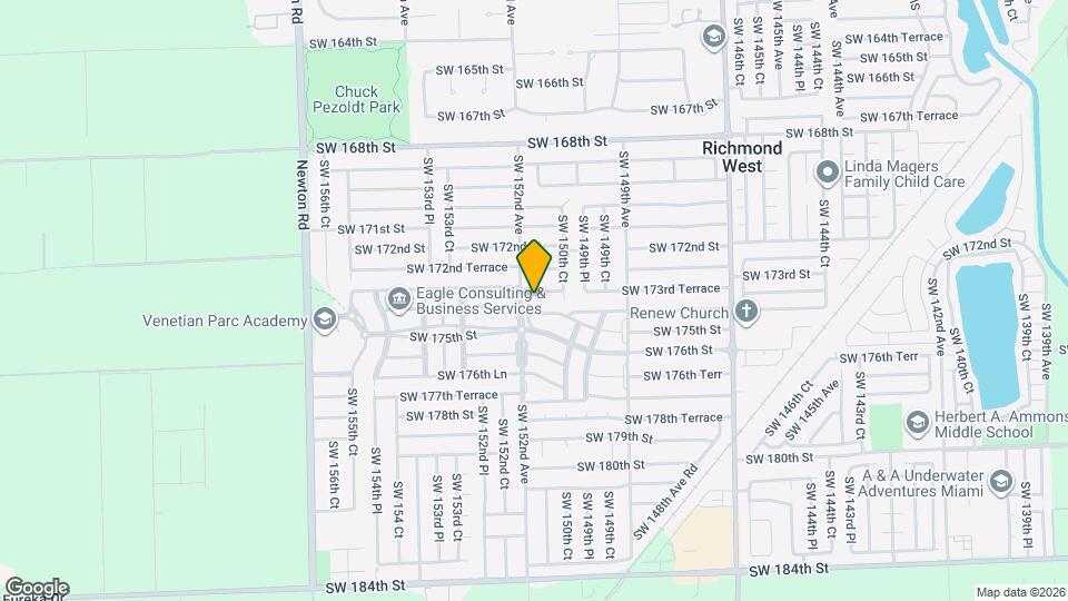 15128 SW 173rd Terrace Map and Location Details