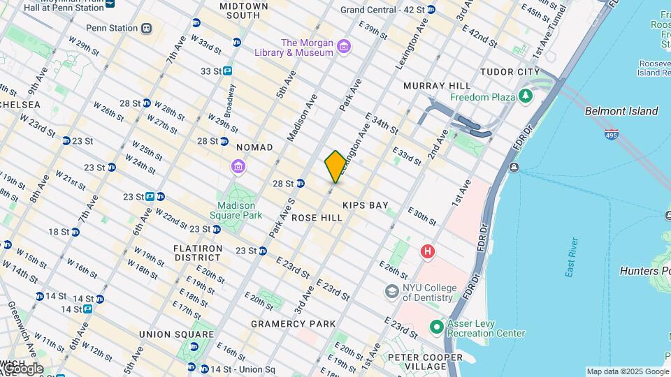 135 Lexington Ave Map and Location Details