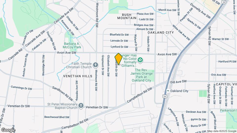 1268 Kenilworth Dr SW Map and Location Details