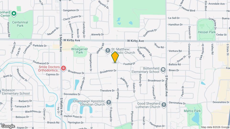 1721 Robert Dr Map and Location Details