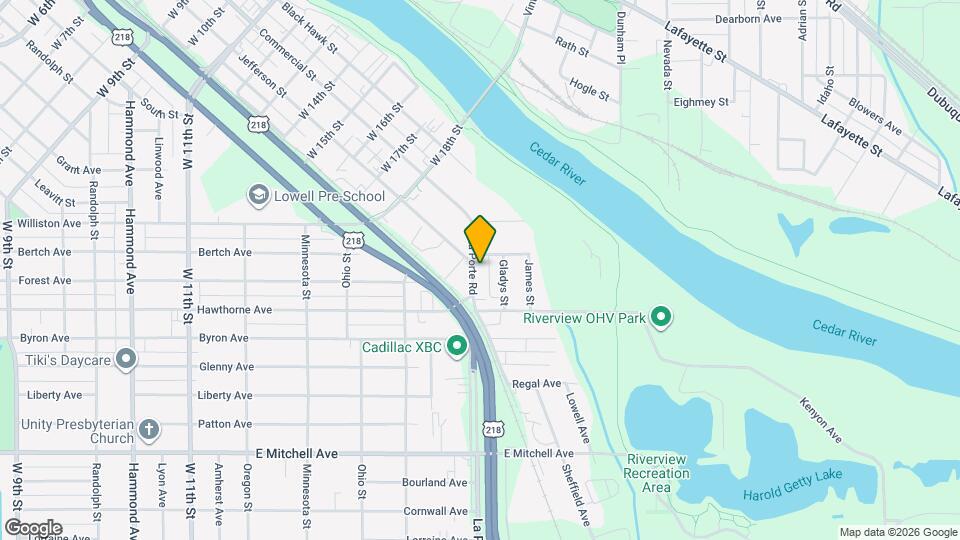 415 La Porte Rd Map and Location Details