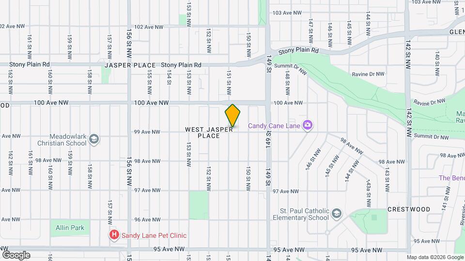 15024 99 Ave NW Map and Location Details