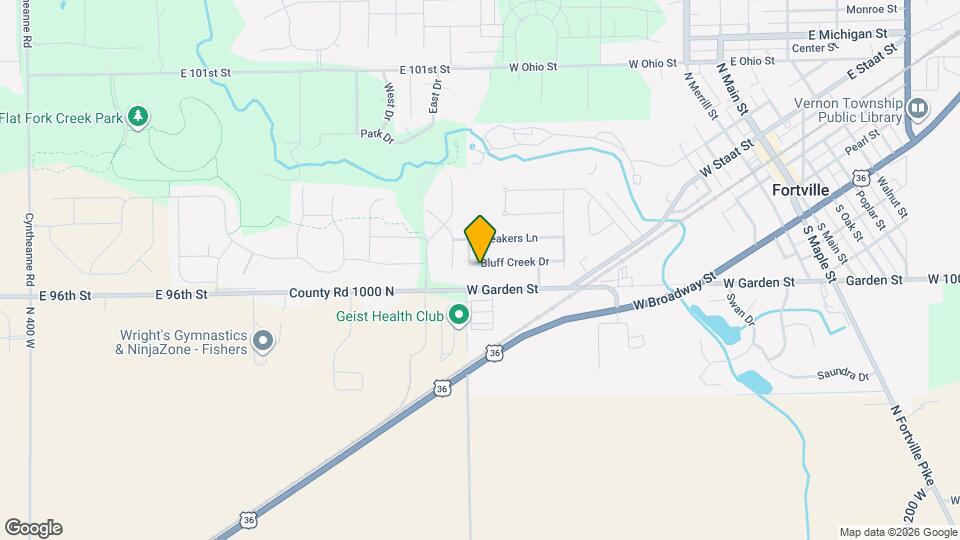 720 Bluff Creek Dr Map and Location Details