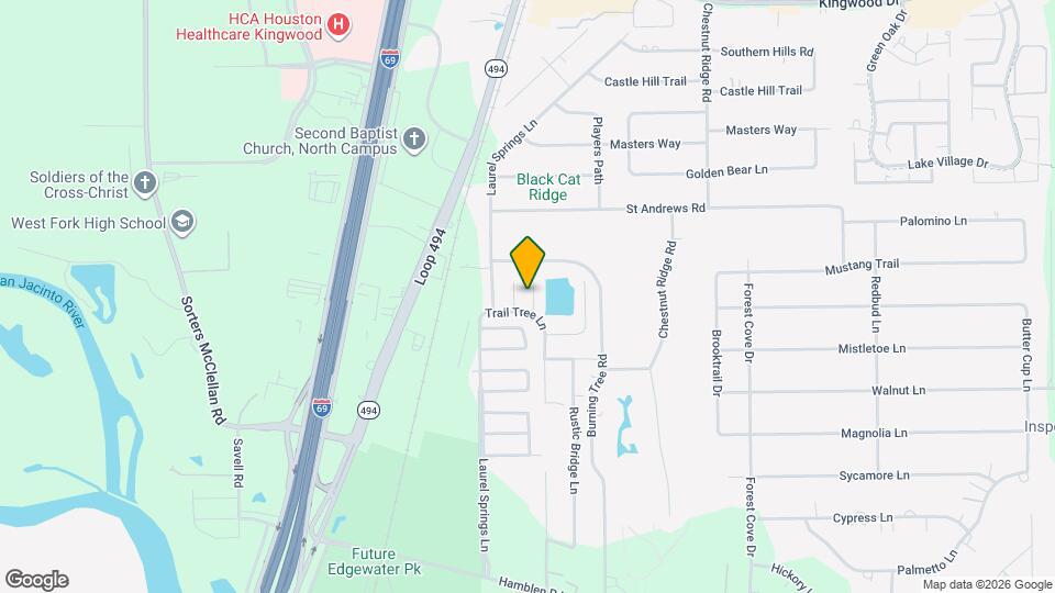 1615 Trail Oaks Ct Map and Location Details