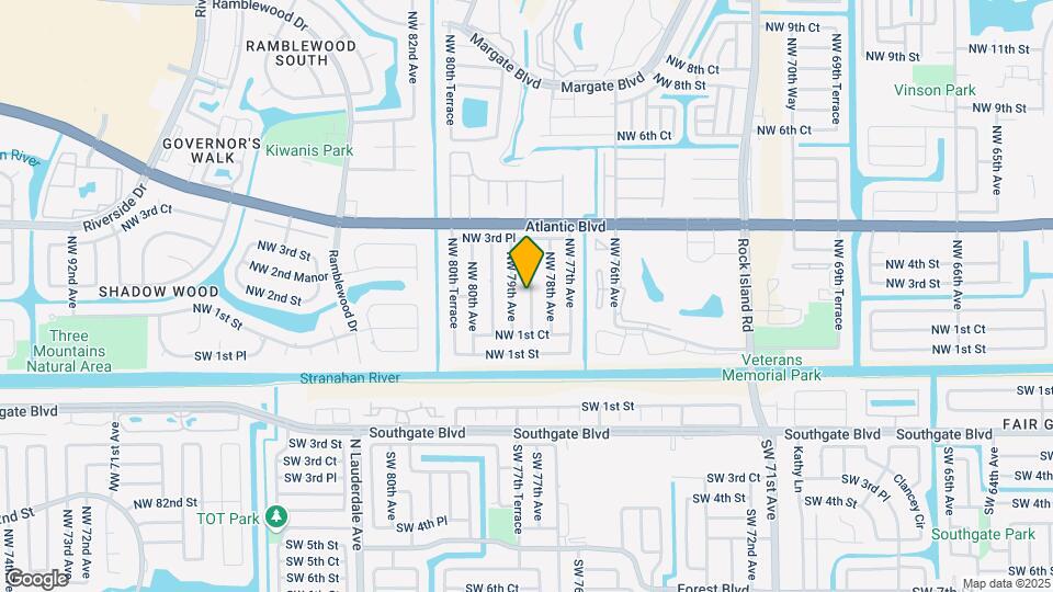 181 NW 78th Terrace Map and Location Details