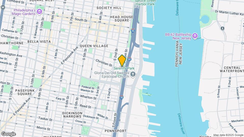 858 S Front St Map and Location Details