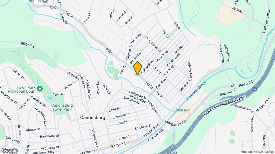 Canonsburg Senior Lofts Map and Location Details