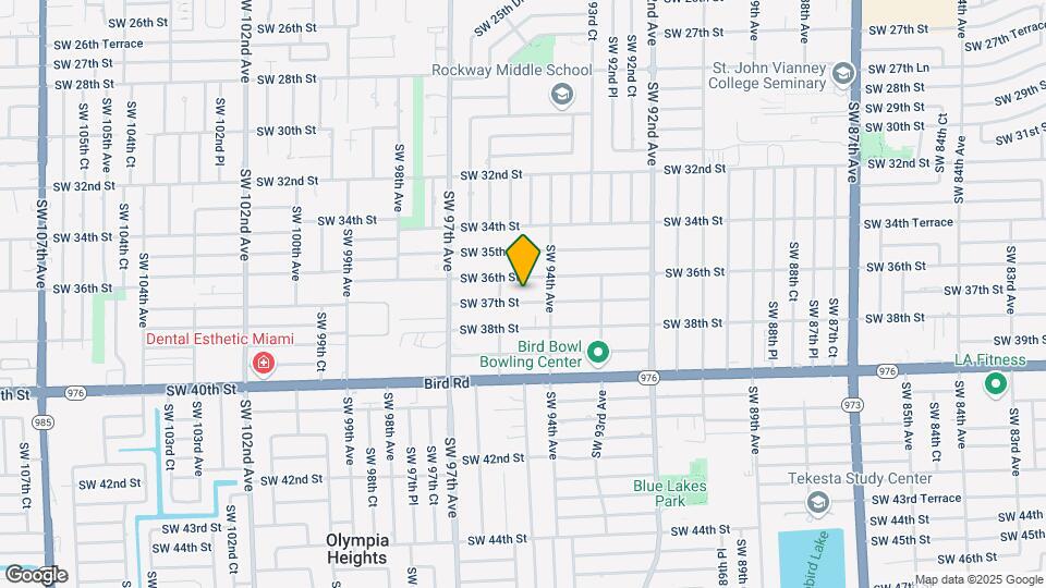 9461 SW 37th St Map and Location Details