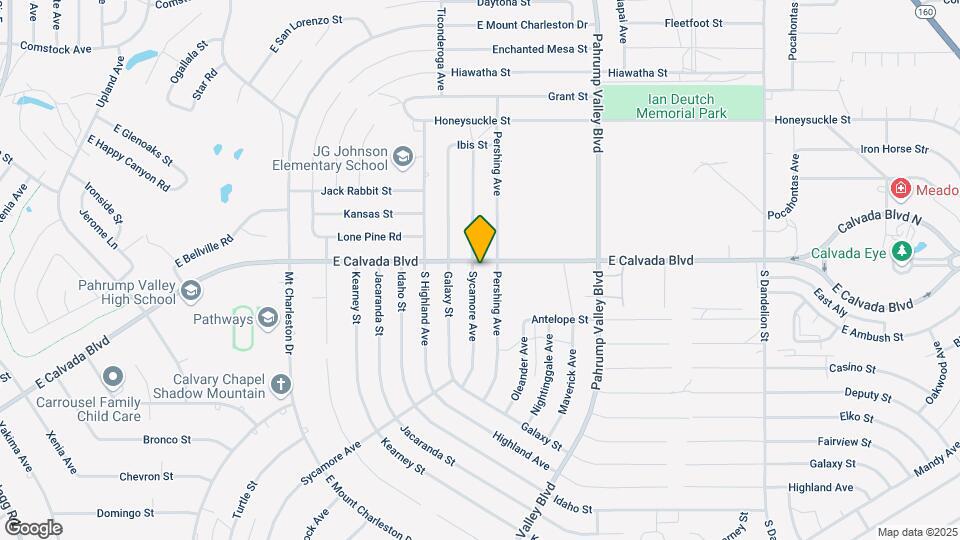 1083 E Calvada Blvd Map and Location Details