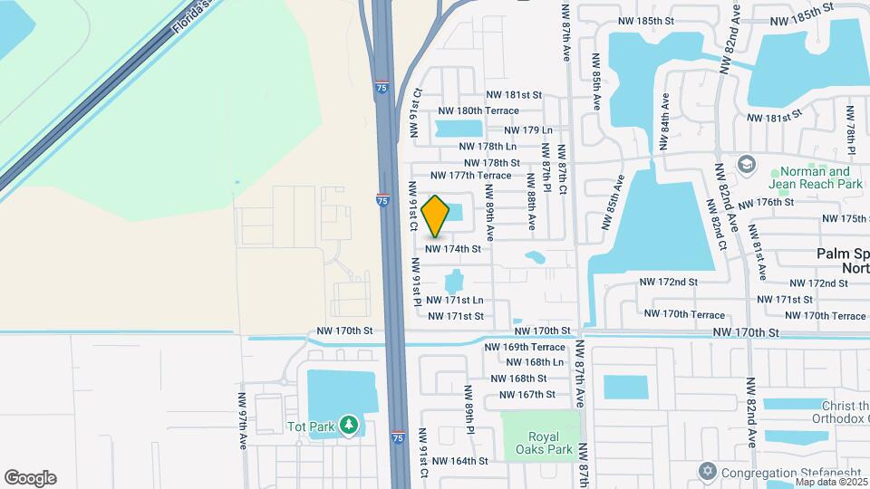 9033 NW 174th St Map and Location Details