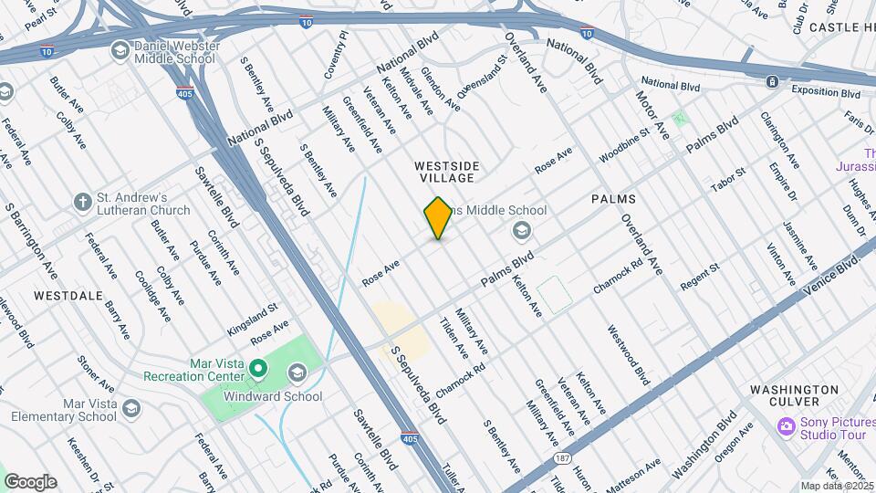 10960 Rose Avenue, Mapa y Detalles de la Ubicación