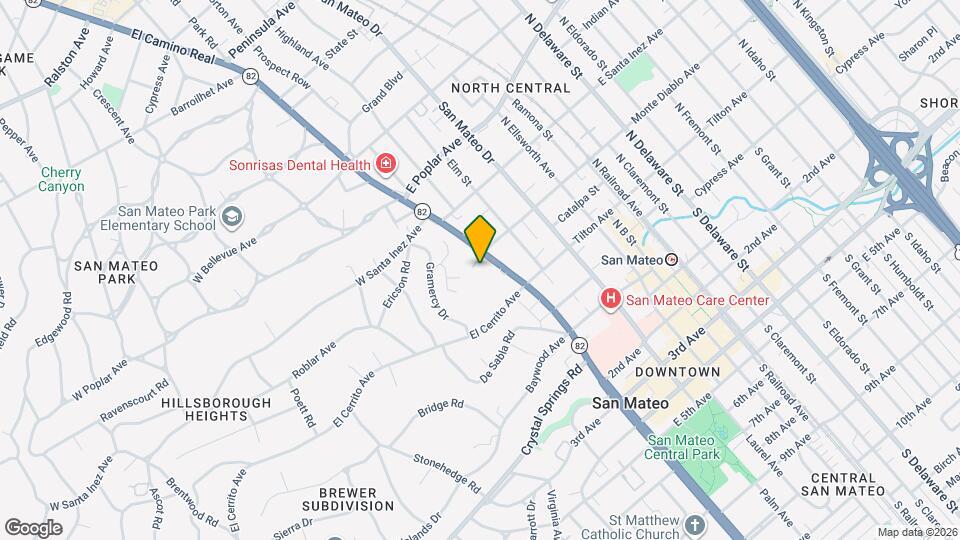 155 N El Camino Real Map and Location Details