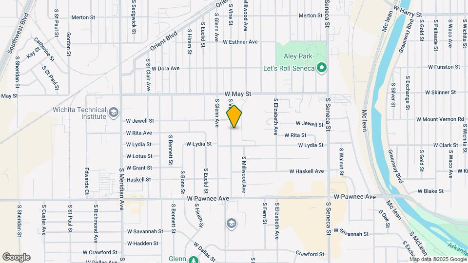 2126 S Vine St Map and Location Details