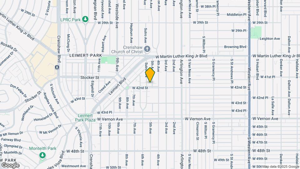 2705 W 42nd St Map and Location Details