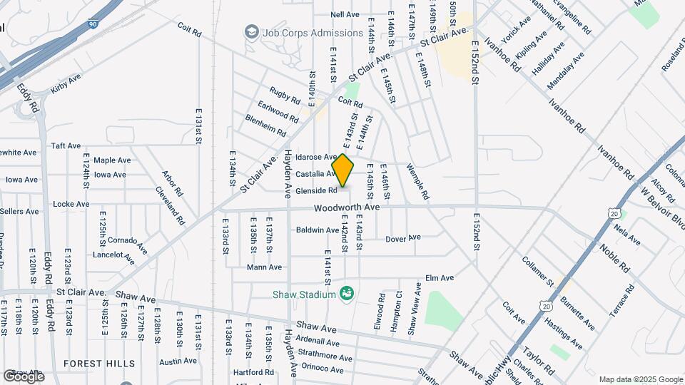 14206 Glenside Rd Map and Location Details