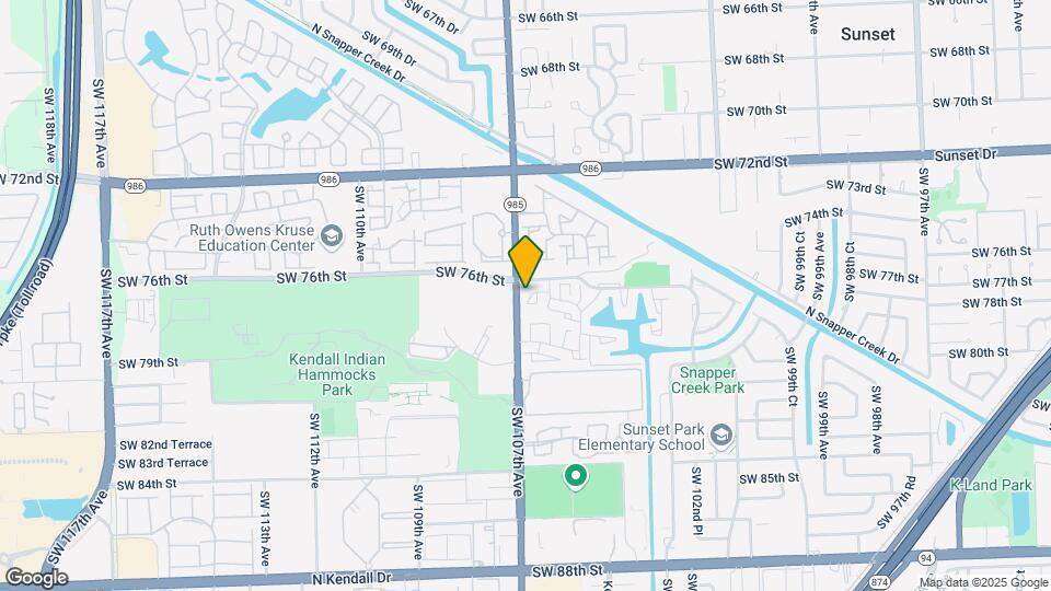 10695 SW 76th Terrace Map and Location Details