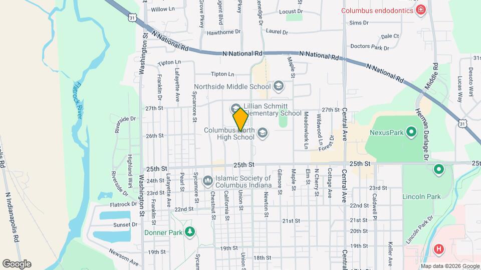 2585 Union St Map and Location Details