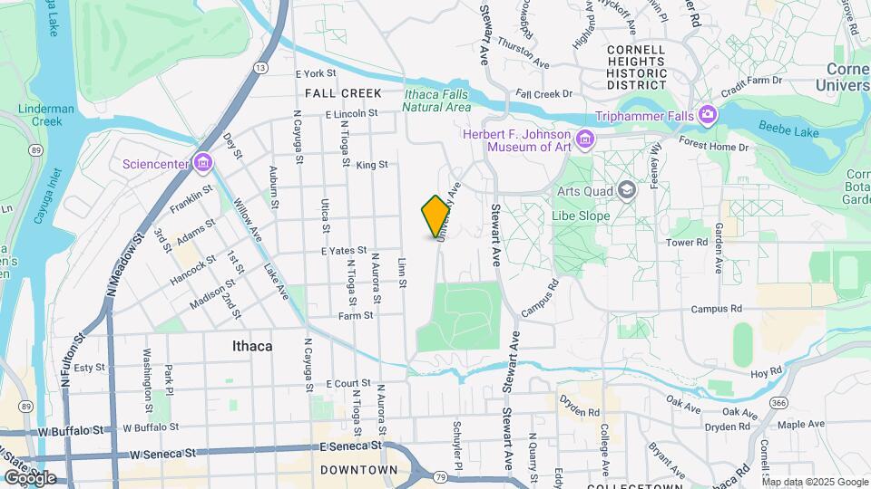 402 University Ave, Unit Apt #1 Map and Location Details