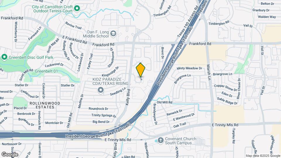 2903 Harbinger Ln Map and Location Details