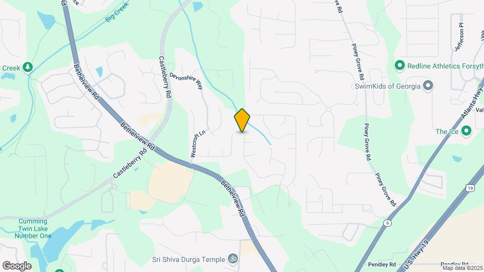 6535 Whirlaway Dr Map and Location Details