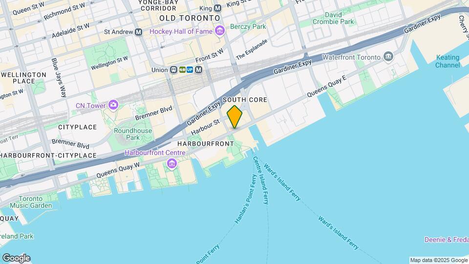 15-715 Queens Quay W Map and Location Details
