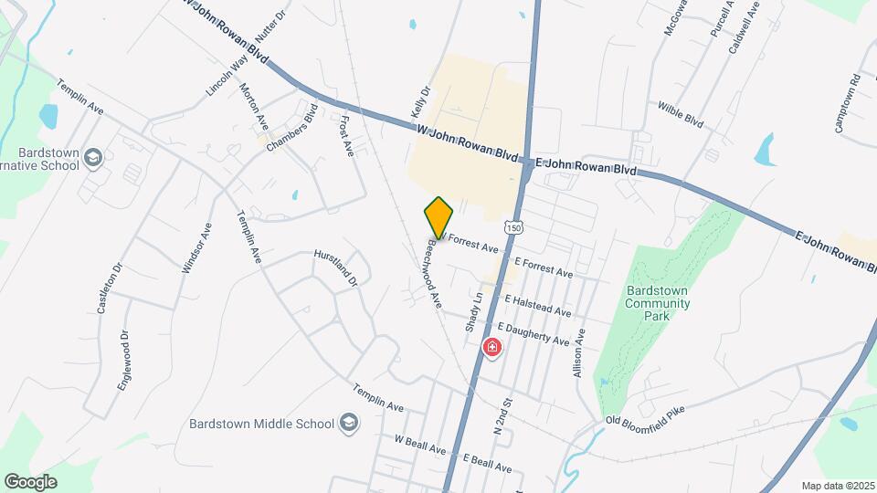 735 Beechwood Ave Map and Location Details