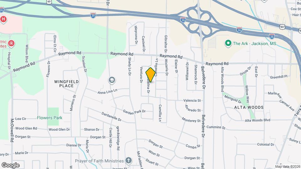 1934 Catalina Dr Map and Location Details