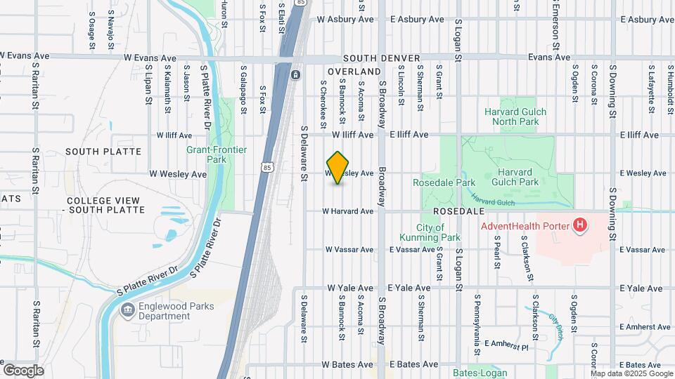 2437 S Bannock St Map and Location Details