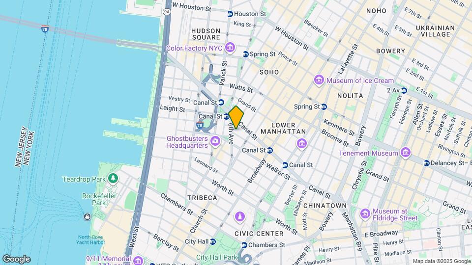 5 Lispenard St Mapa y Detalles de la Ubicación