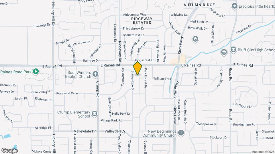 4217 Willow Park Dr Map and Location Details