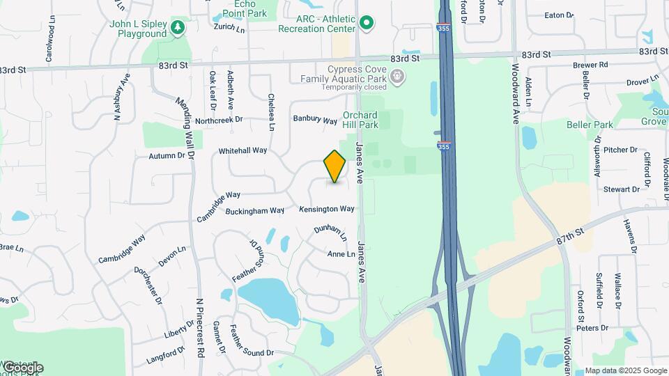 1020 Kent Ct Map and Location Details