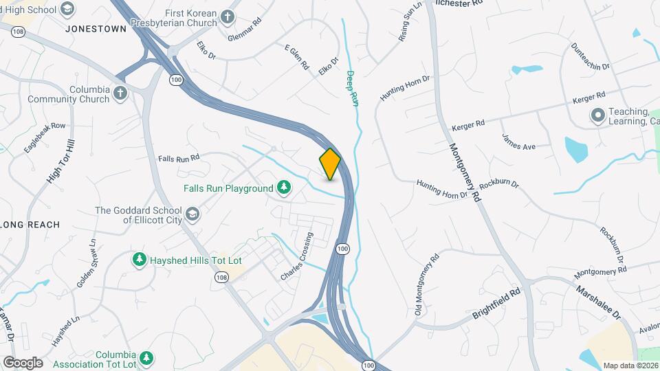 8583 Falls Run Rd Map and Location Details