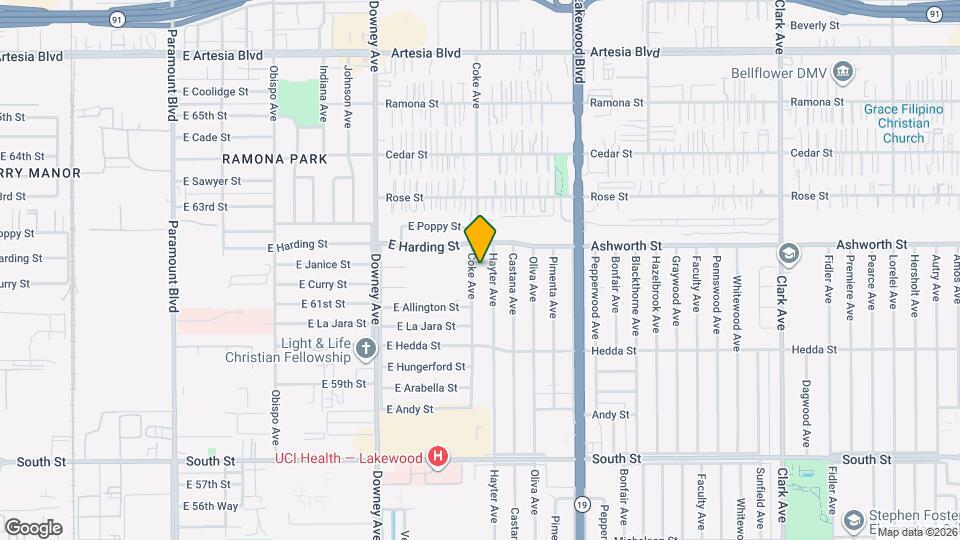 6150 Coke Ave Map and Location Details