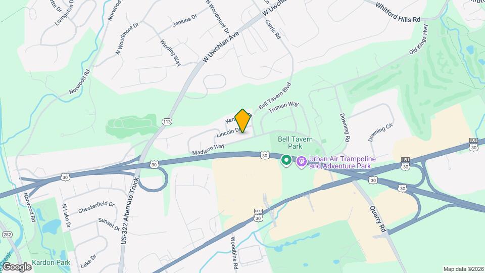 18 Madison Way Map and Location Details