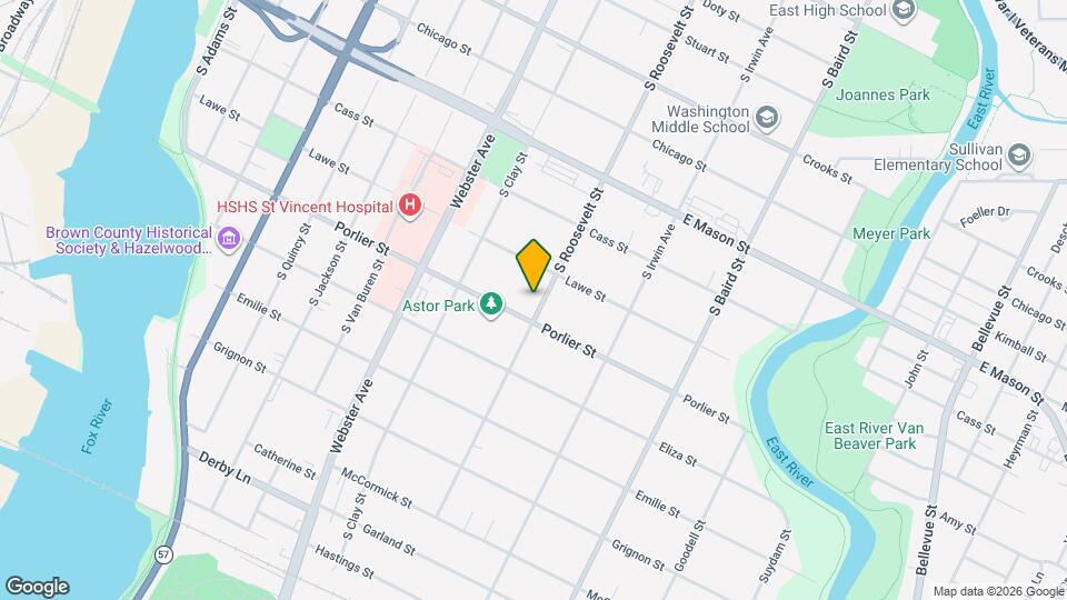 832 S Roosevelt St Mapa y Detalles de la Ubicación