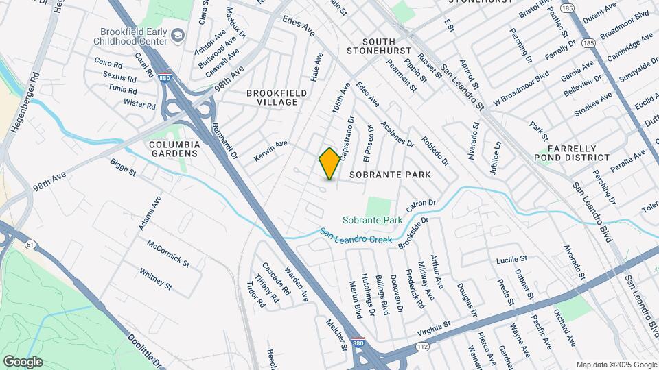 10588 Topanga Dr Map and Location Details