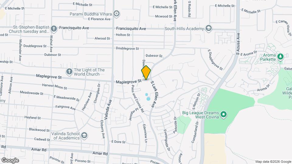 1206 E Maplegrove St Map and Location Details