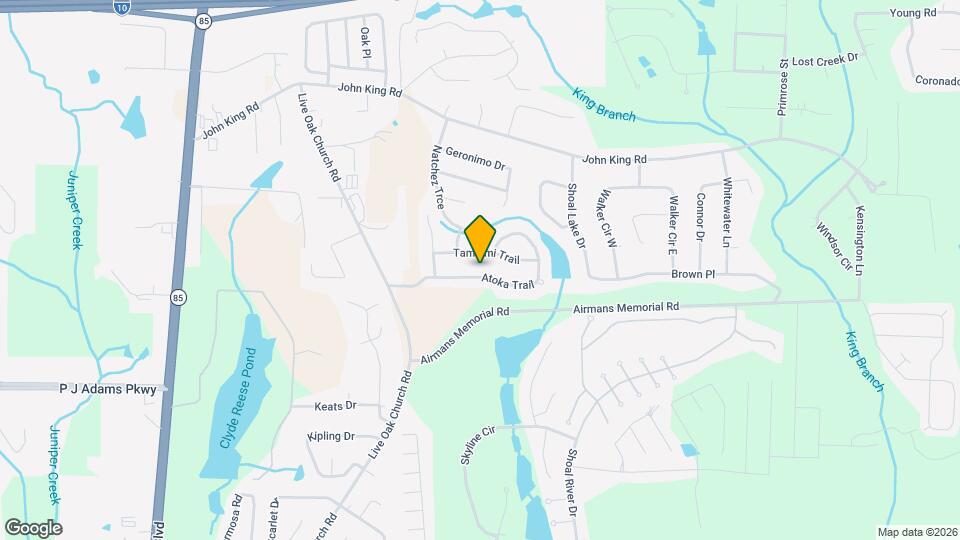 2823 Atoka Trail Map and Location Details