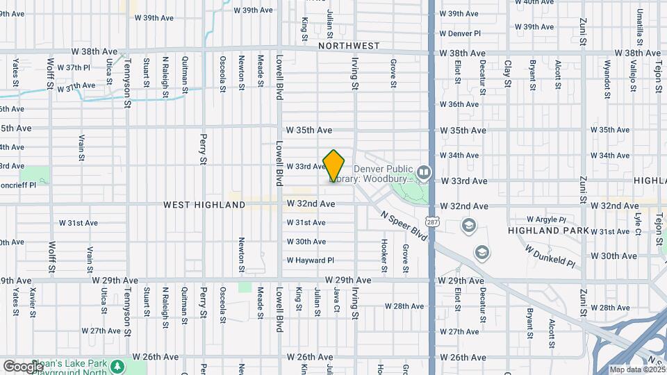3350 W Moncrieff Pl Map and Location Details