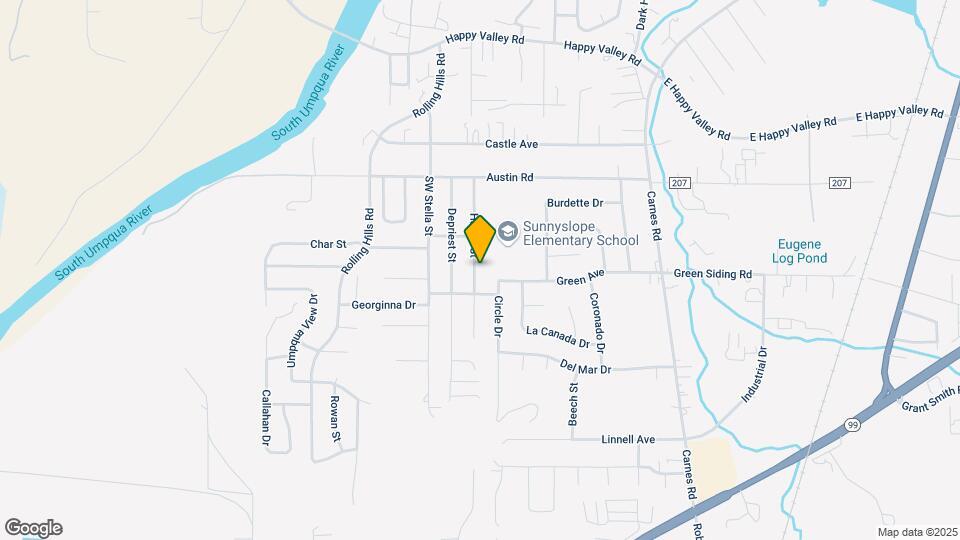 4207 Hanna St Map and Location Details