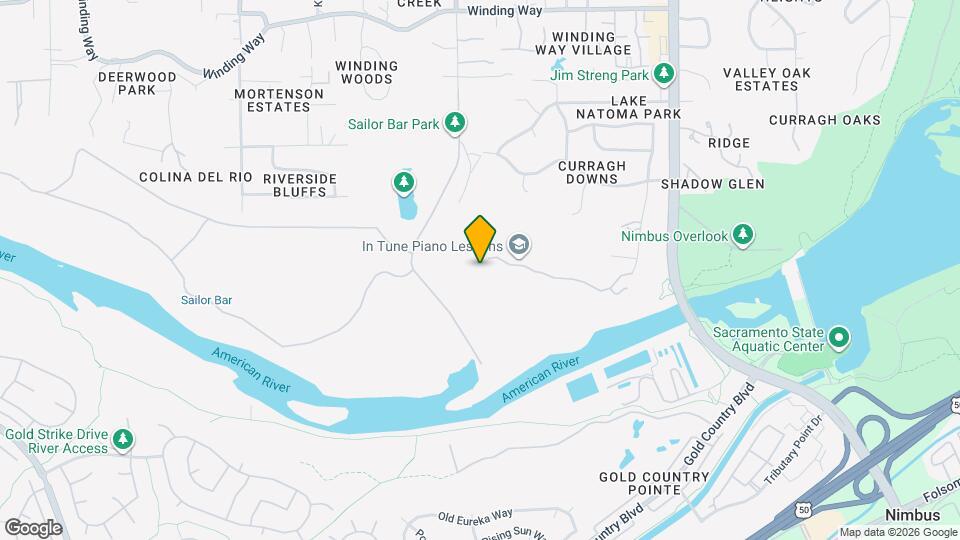 8708 Bluff Ln Map and Location Details