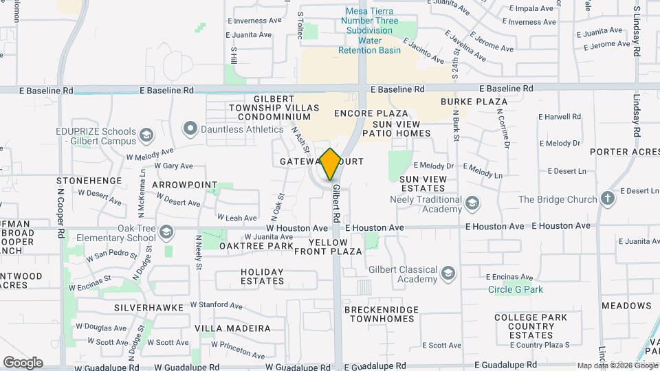 1314 N Brittany Ln Map and Location Details