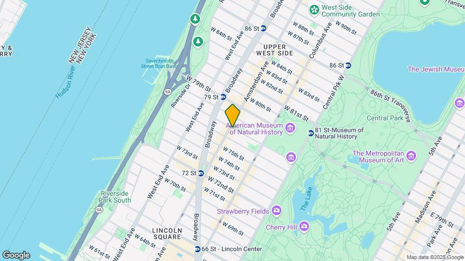 172 W 77th St Map and Location Details