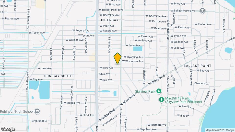 3605 W Iowa Ave Map and Location Details