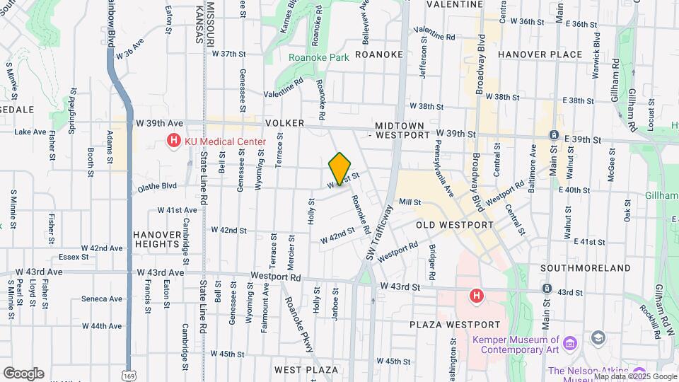 1112 W 41st Ter Map and Location Details