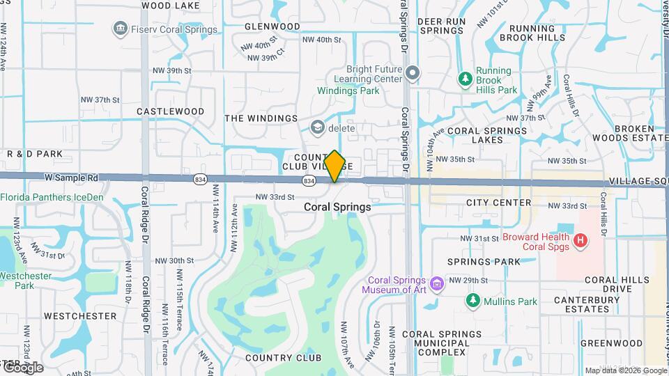 3307 NW 108th Dr, Unit 3307 NW 108th Mapa y Detalles de la Ubicación