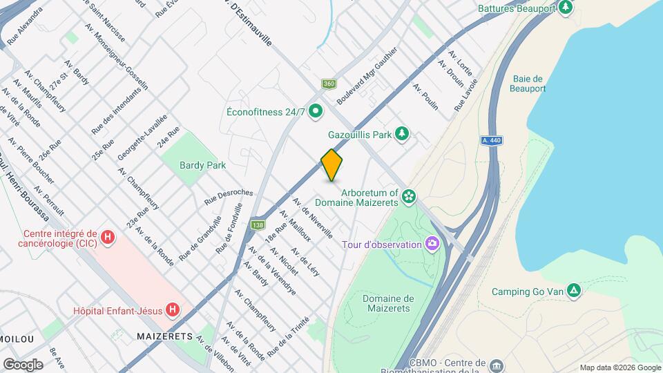 1755 De Courtemanche Rue Map and Location Details