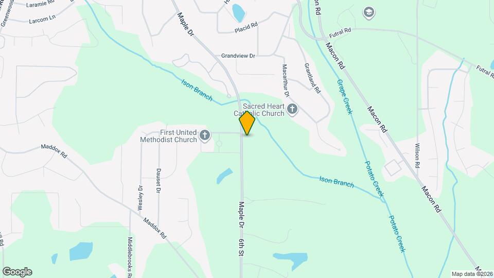 1348 Maple Dr Map and Location Details