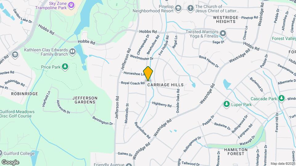 1410 Bearhollow Rd Map and Location Details