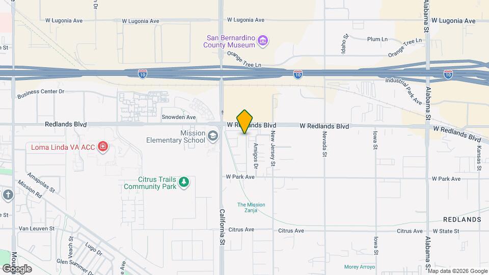 2061 Redlands Blvd Map and Location Details